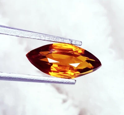 Natural Hessonite (Gomed) Untreated 2.17 Ct Loose Gemstone AAA+ Certified Gem - Image 1 of 4