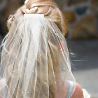 Bridal Wedding Veil with Comb & Pearl Headband-CA