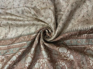 Craft Bazaar's Vintage Silk Sari, Pure Silk Saree, Sewing Wrap, Soft Wrap SS1490 - Picture 1 of 7