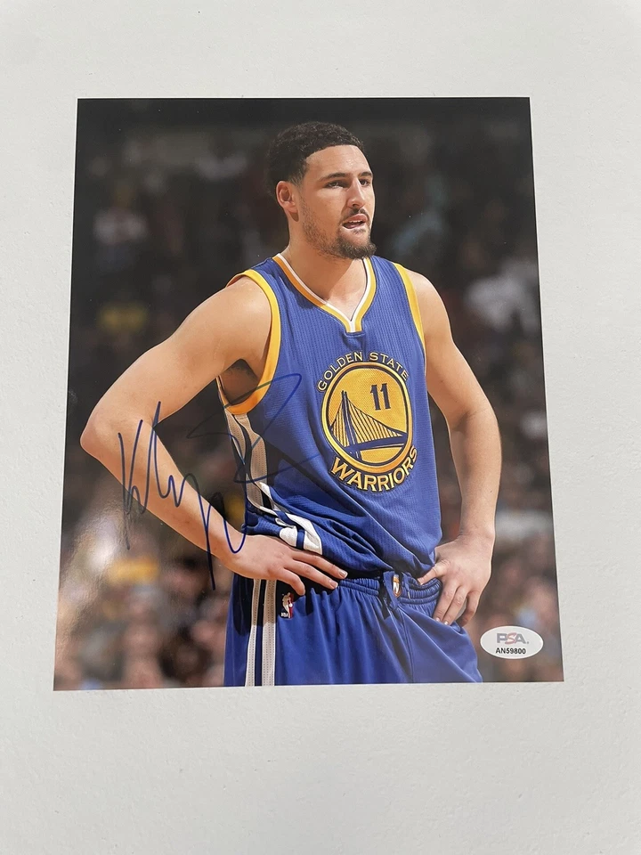 Klay Thomson Signed 8x10 Photo Psa DNA Coa - Image 1 of 1