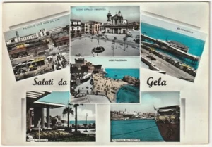 GELA - CALTANISSETTA - SALUTI DA - VEDUTINE - VIAGG. 1960 -10202- - Imagen 1 de 1
