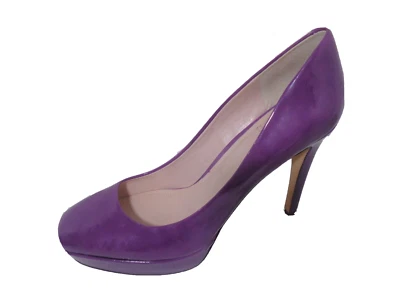 Vince Camuto Purple Patent Pumps Square Toe Heels Shoes Women's US Size 8.5M - Image 1 of 4