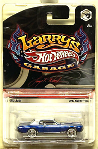 Hot Wheels Larry's Garage '68 Mercury Cougar Chase LRW BLUE IN PROTECTOR