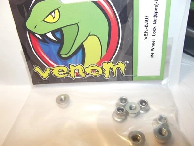 Venom ven 8307 Wheel M4 Lock Nuts Silvers 8pcs Creeper CPR - Image 1 of 3