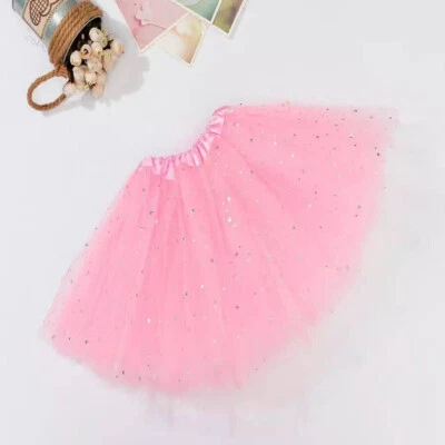 Saia infantil de tule 3 camadas para meninas de 3 a 8 anos Baby Dance Wear - Imagem 1 de 4