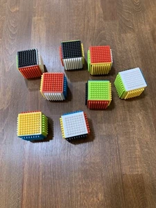 Infantino Press & Stay Sensory Blocks Stackable Developmental Baby Toy #8 - Picture 1 of 4