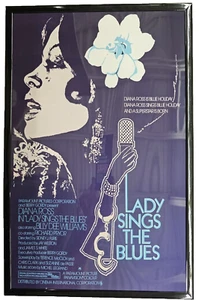 Lady Sings the Blues Diana Ross- Billie Holiday Movie Poster 11 X 17 Framed - Picture 1 of 2