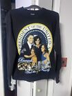 Barack Obama And The First Family Long Sleeve Shirt.  Black.  M
