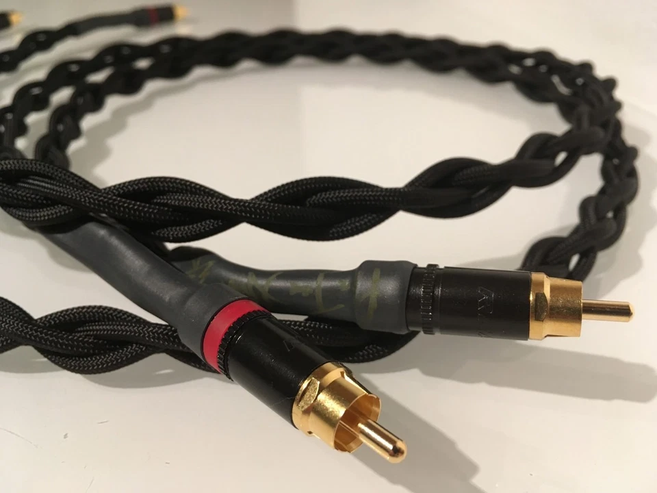 Audiophile Iso-Quad RCA Interconnects Pine Tree Audio USA MADE (Colors/Lengths) - Image 1 of 4