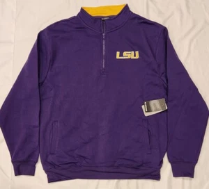 Men's Colosseum Purple LSU Tigers Tortugas Quarter-Zip Pullover Jacket XL - Picture 1 of 5