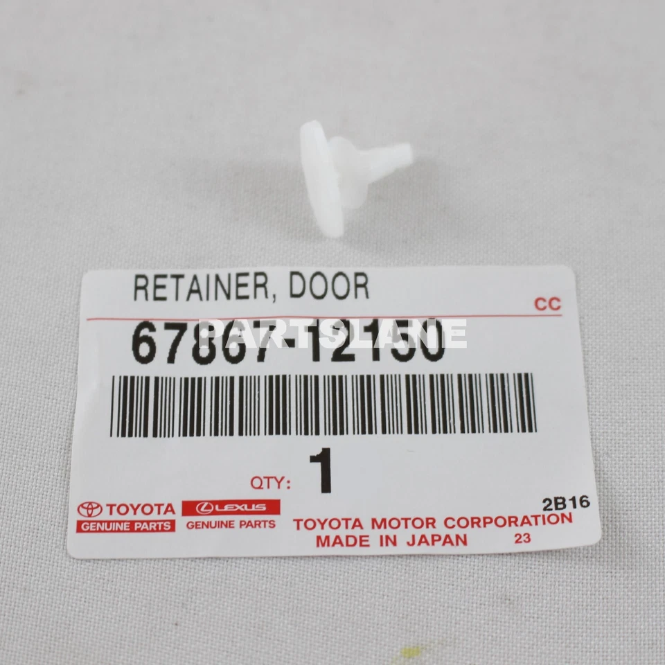 67867-12150 丰田原始设备制造商正品夹(适用于前门 2 号重量),右手/高 — 第 1/1 张图片