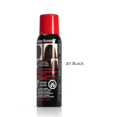 Espesante de color de cabello Jerome Russell spray - negro azabache 3,5 oz Foto 1 de 4