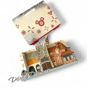 Disney Parks Epcot Norway Frozen Building Sketchbook Christmas Ornament - Picture 1 of 7