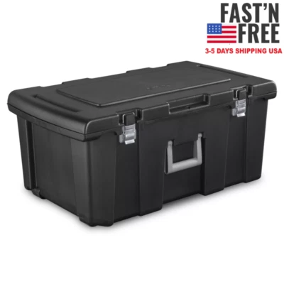 [VENTA CALIENTE] Taburete de plástico Sterilite adulto, negro, juego de 1, NUEVO EE. UU. Foto 1 de 4