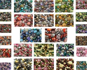 Jewellery Making Beads Assortment Mixes - Picture 1 of 32