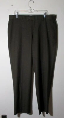 Pantalones de vestir planos marrón 38x32 VAN HEUSEN para hombre talla 38X32 Foto 1 de 4
