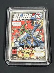 2022 Niue GI Joe 40th Anniversary Colorized 1 Oz Silver Proof Coin - 1982 Minted - Picture 1 of 4
