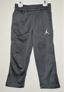 NWT Air Jordan Little Boys Dark Gray Therma-Fit Sport Track Pants sz 4 - Picture 1 of 11