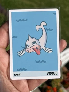 Pookiemoot Seal #0086 Seel Pokemon Fan Art - Bild 1 von 2