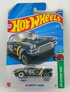 HOT WHEELS 2025 Case J Super Treasure Hunt STH '62 CORVETTE GASSER Free Protecto - Picture 1 of 8