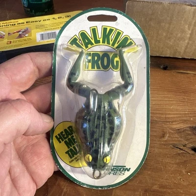 Señuelos Johnson Talking Frog vintage - nuevos - B591 Foto 1 de 3