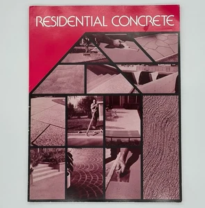 RESIDENTIAL CONCRETE Paperback Book National Association of Home Builders 1983 - Picture 1 of 6