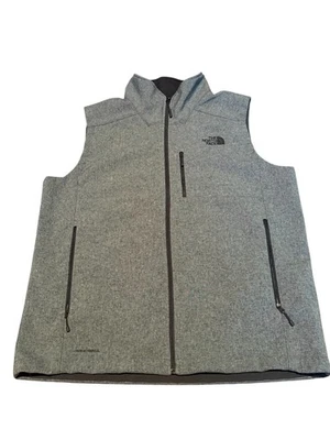 The North Face Men's Apex Bionic Vest Medium Heather Grey Full Zip  - Image 1 of 4