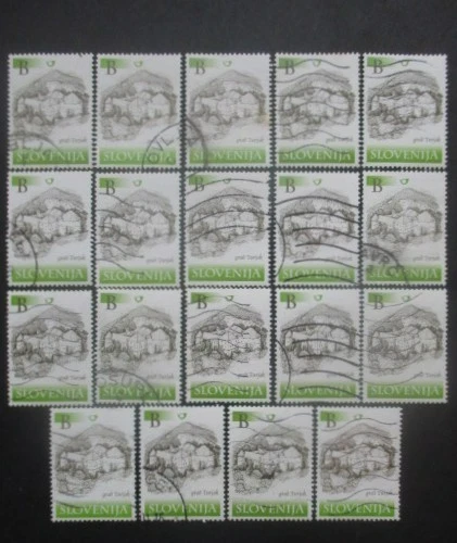 SLOVENIE N°294 X 19 oblitéré - Image 1 of 1