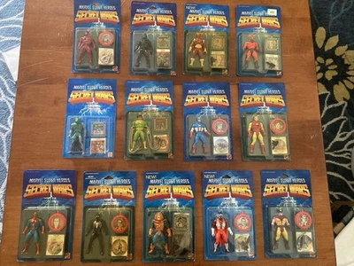 JUEGO COMPLETO 13 FIGURAS DE ACCIÓN ORIGINALES MARVEL SECRET WARS HOBGOBLIN ETC- ¡RARAS!! Foto 1 de 4
