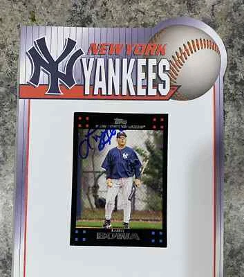 Signed 2007 Topps Yankees LE Gift Set - Larry Bowa - autograph auto coach - Image 1 of 2