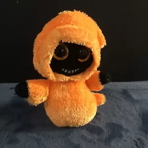 TY Beanie Boos Grinner 9" Medium Orange Halloween Ghoul Ghost Plush - Picture 1 of 5