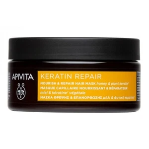 Mascarilla capilar nutritiva y reparadora de queratina Apivita con queratina planta miel 200 ml - Imagen 1 de 1