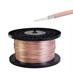 10 Feet RG316 Single Copper Braid Shielded RF Coaxial Cable 3.05m - Picture 1 of 3