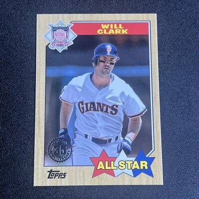 2022 Topps 1987 All-Star Will Clark #87AS-31 San Francisco Giants - Image 1 of 2