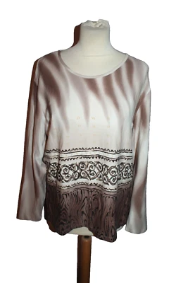 HAUT TEE SHIRT FEMME   °°°  CHRISTINE LAURE  °°° TAILLE 46 .PARFAIT ETAT - Photo 1/4