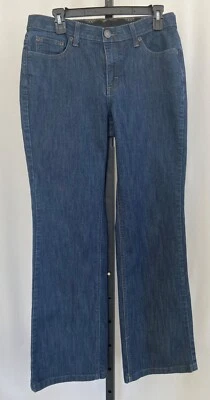 Ladies Merona stretch jeans with comfort waistband size 8R - Image 1 of 4