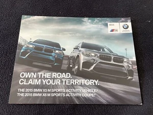 2015 BMW X5M X6M Intro Broschüre X5M X6M Faltbar US Verkaufskatalog Farbtabelle - Bild 1 von 4