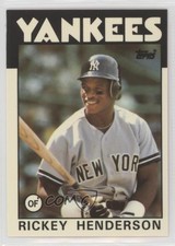 1986 Topps Collector's Edition (Tiffany) Rickey Henderson #500 HOF