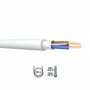 Prysmian FP200 White 2 core Fire resistant cable, 2.5mm² x 50m - Picture 1 of 1