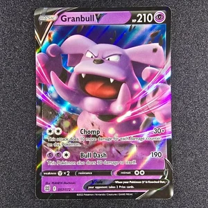 Granbull V #057/172 Pokemon Brilliant Stars TCG - Picture 1 of 2