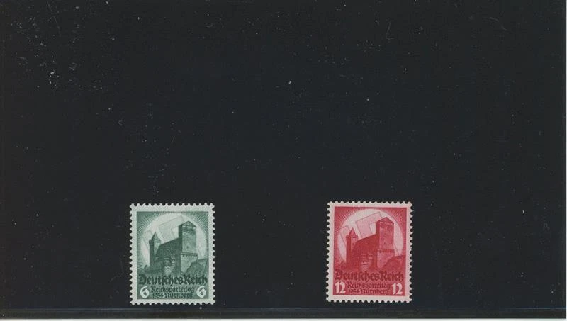 GERMANY SCOTT 442-443 MNH NUREMBURG CASTLE STAMPS CAT $65.00 (LOT 2612) - Image 1 of 1