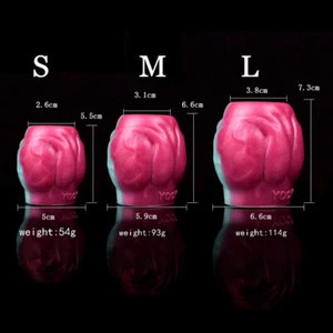 Silicone Big Knot Dildo Cock Ring Penis Sleeve Delay Ejaculation Fantasy USA` - Picture 1 of 14