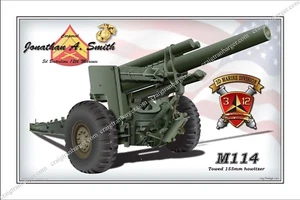 Artillerie, M114, Haubitze, Batterie, Kanone, Mörser, Schlachtfeld, Rakete, Ordnance - Bild 1 von 3