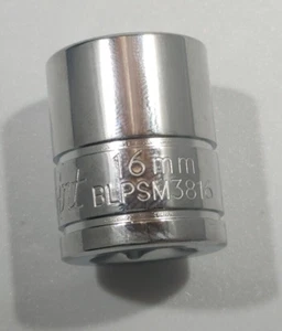 BLUE POINT BLPSM3816, UNIDAD DE 3/8", 16MM. ZÓCALO, POCO PROFUNDO, 6 PUNTOS *NUEVO/SIN USAR* - Imagen 1 de 12