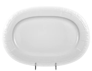 VILLEROY & BOCH White Pearl Oval Serving Platter Large 16.5"  Dinnerware New - Picture 1 of 5