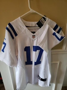 INDIANAPOLIS COLTS #17 AUSTIN COLLIE NIKE ( Visa ) JERSEY NEW WITH TAGS!!! Sz 40 - Picture 1 of 9