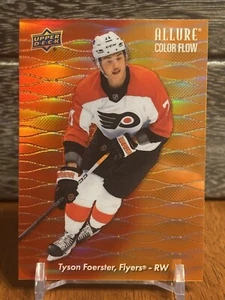 2023-24 Allure Tyson Foerster Color Flow Red-Orange CF-32 Rookie Flyers - Picture 1 of 2