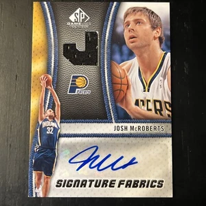 Juego SP usado 2009-10 - telas exclusivas #SF-MS Josh McRoberts (AU, MEM) - Imagen 1 de 10