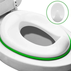 Potty Training Seat Toddler Toilet Seat Cover w/ Integrated Splash Guard Unisex - Picture 1 of 7