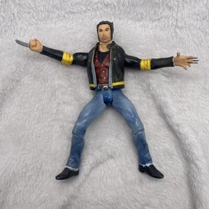 Modellino vintage 2000 Hugh Jackman come Wolverine Toy Biz Marvel - Foto 1 di 11